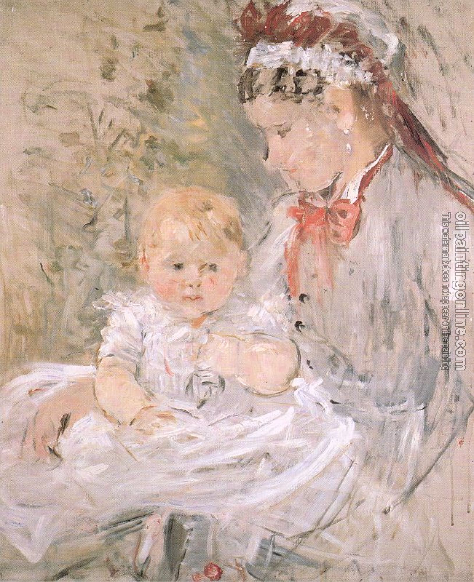 Morisot, Berthe - Julie with her Nurse